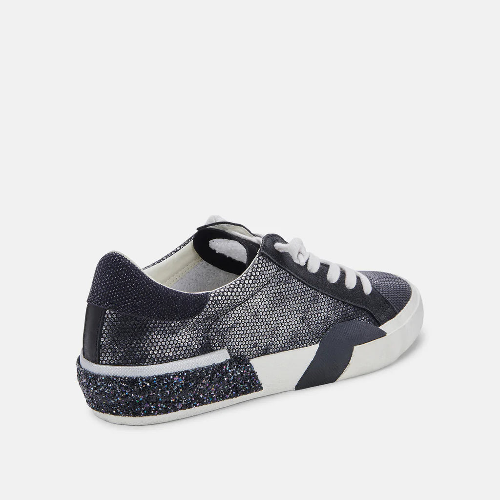 Zina Sneakers - Gunmetal Leather by Dolce Vita — view 4