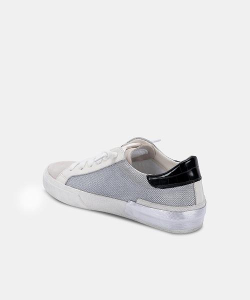 Zina Sneakers - Silver Multi Mesh by Dolce Vita — view 4