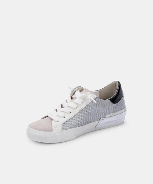 Zina Sneakers - Silver Multi Mesh by Dolce Vita — view 5