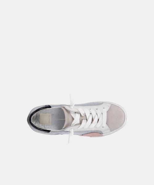 Zina Sneakers - Silver Multi Mesh by Dolce Vita — view 6