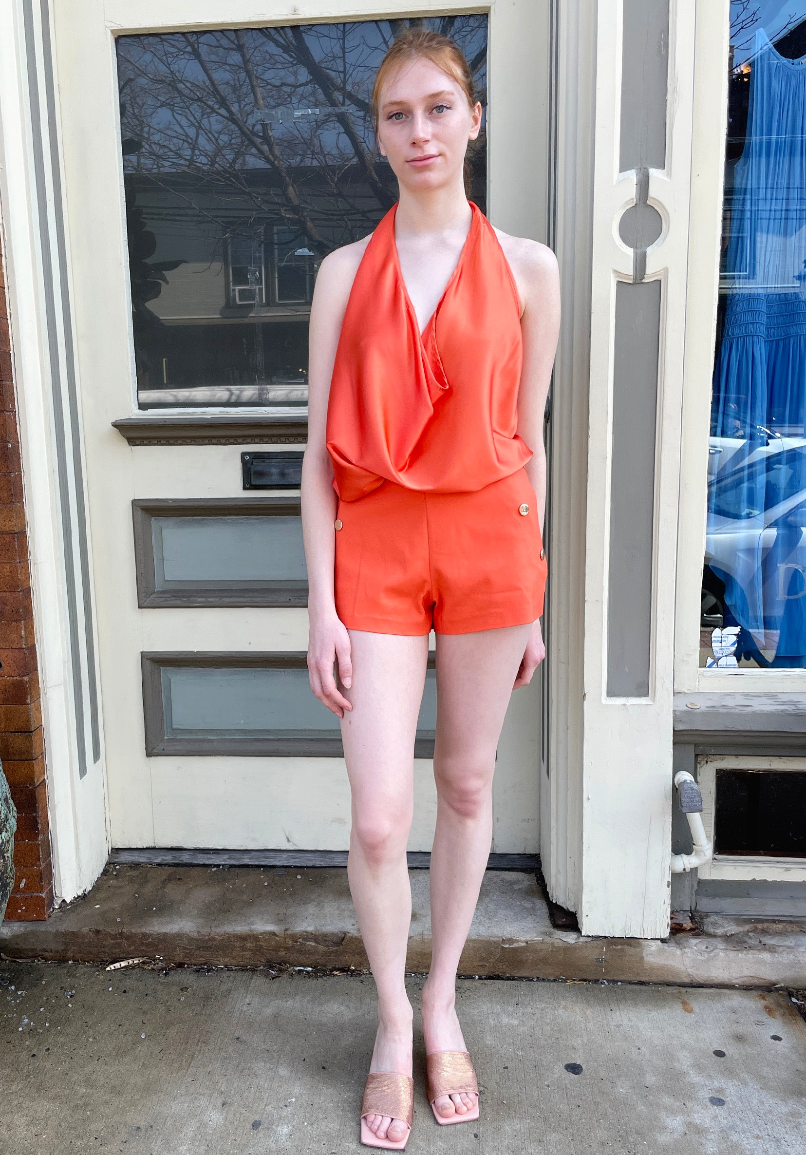 Harriet Halter Tank Top - Zinnia by Ramy Brook — view 5
