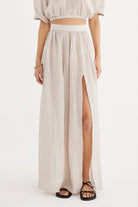 Zoe Skirt - Natural by Rumer the Label | 25 South Boutiques