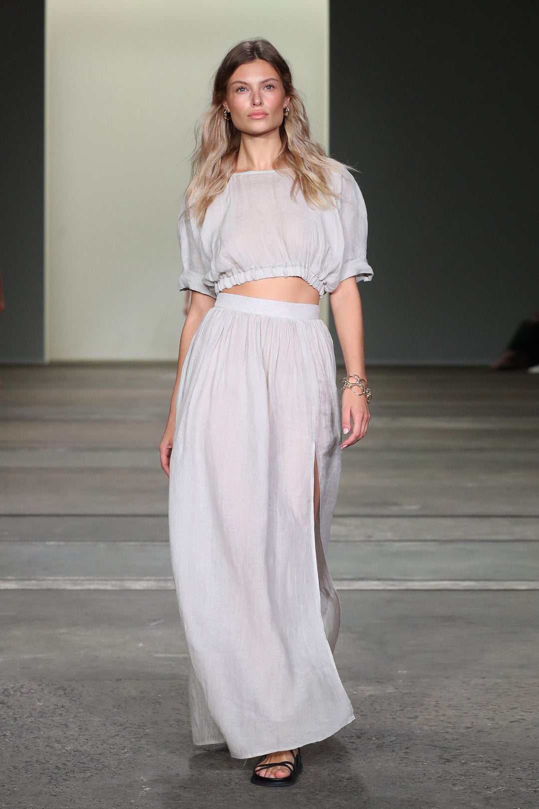 Zoe Skirt - Natural by Rumer the Label — view 5