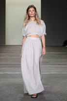 Zoe Skirt - Natural by Rumer the Label — view 5